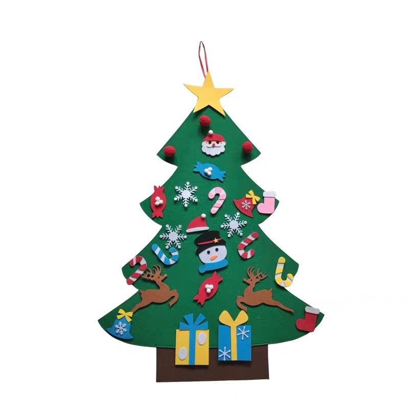 

Felt Christmas Tree for Kids 3.2Ft Diy Christmas Tree with Toddlers 30 Pcs Ornaments for Children Xmas Gifts Hanging Home Door W