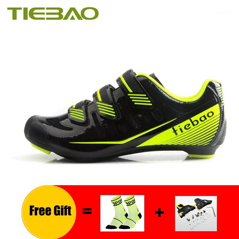 

TIEBAO Men cycling shoes road women bicycle sneakers self-locking breathable zapatillas ciclismo women road riding bike shoes1, R 1712 with cleats