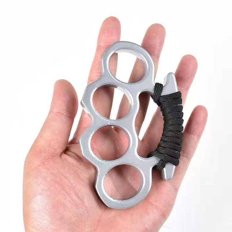 

Glass fiber alloy finger tiger four finger self defense weapon four finger self defense hand brace aluminum alloy self def5421 equipment 881