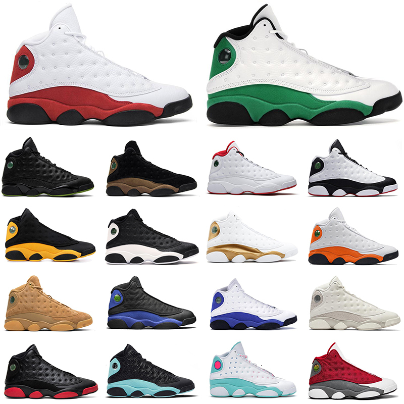 

New Jumpan 13 mens shoes z Red Flint 13s Reverse He got Game Lucky Soar Green Black Cat Chicago women trainers sneaker, Barons