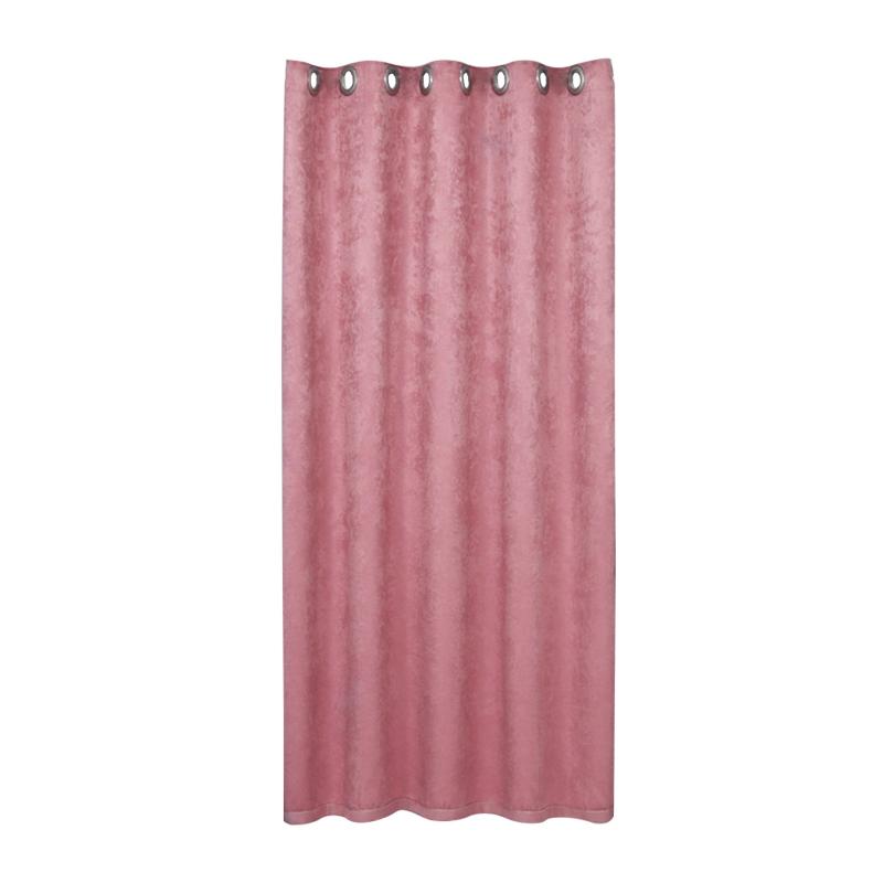

Nordic For Bedroom Punch-free Easy Install Window Sliding Privacy Protect Fashion Solid Patio Door Curtain Panel Home Decor, Coffee