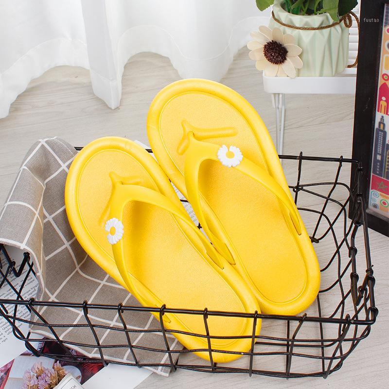 

Casual Beach Women Daisy Slipper Sandals 2020 New Design Summer Home Flat Flip-Flops Shoes Female Students Outdoor Slippers1, Black