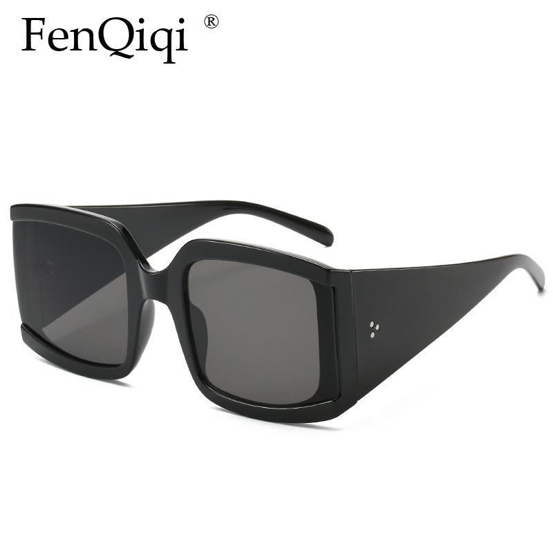 

Sunglasses 2021 Big Frame Fashion Personality Thick Legs Women