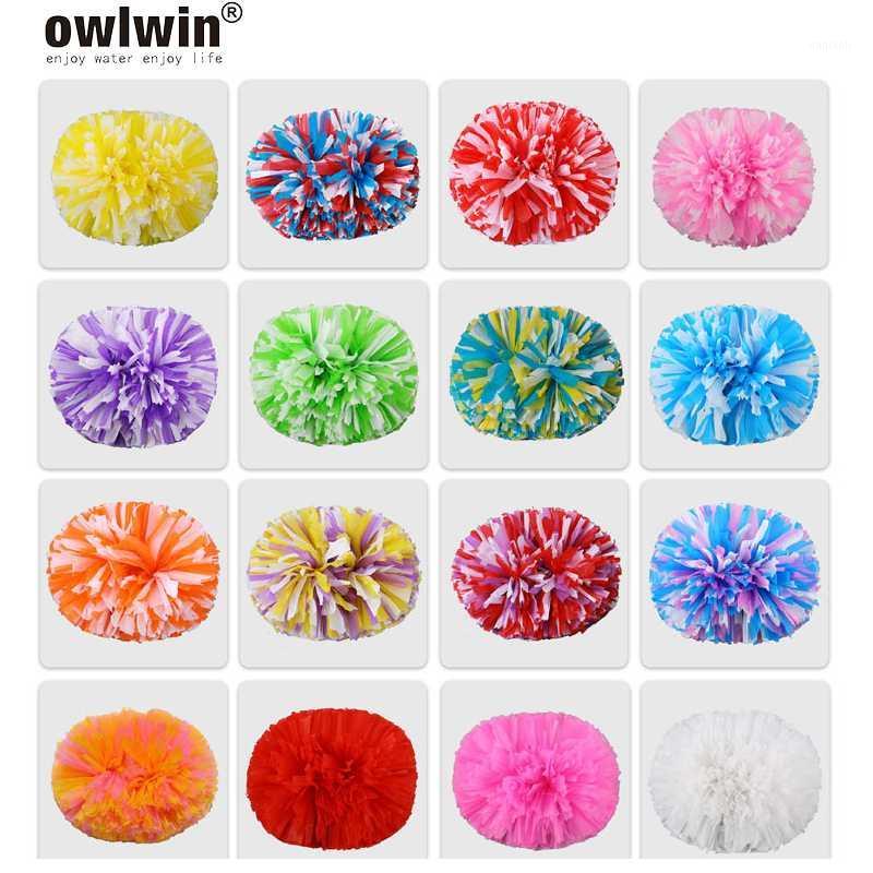 

Macolor pom poms High quality 36CM game pompoms cheering supplies Cheerleader pom poms supplies PVC pompons Color 125 gram1