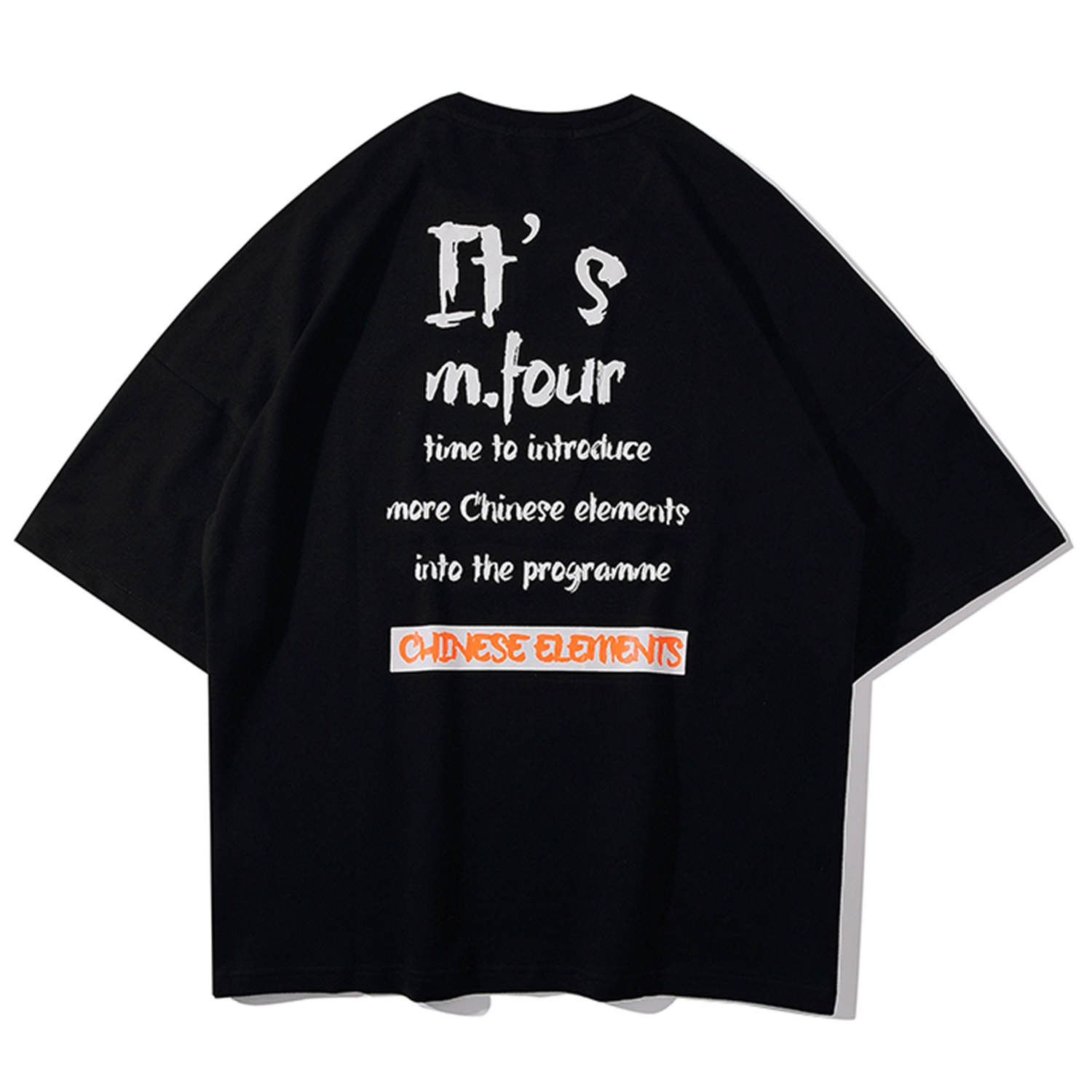 

2021 New Men's Printed Africa Eden Harajuku Informal Loose T-shirt Fashion Summer Clothing Celebrity Street Short Sleeve Fq5z, Black