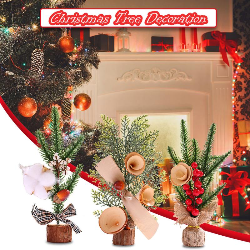 

25cm Miniature Christmas Tree Decorations Desktop Atmosphere Layout Simulation Desktop Atmosphere Layout Simulation Christmas