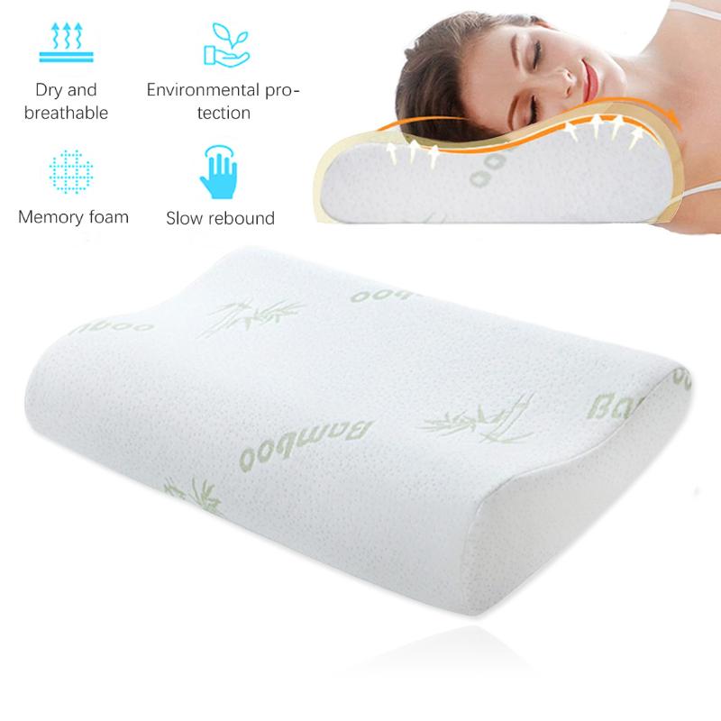 

Memory Foam Bedding Pillow Neck Bamboo Orthopedic Sleeping Beding Pillows Ergonomic Pillow Comfortable Cervical Neck Protect