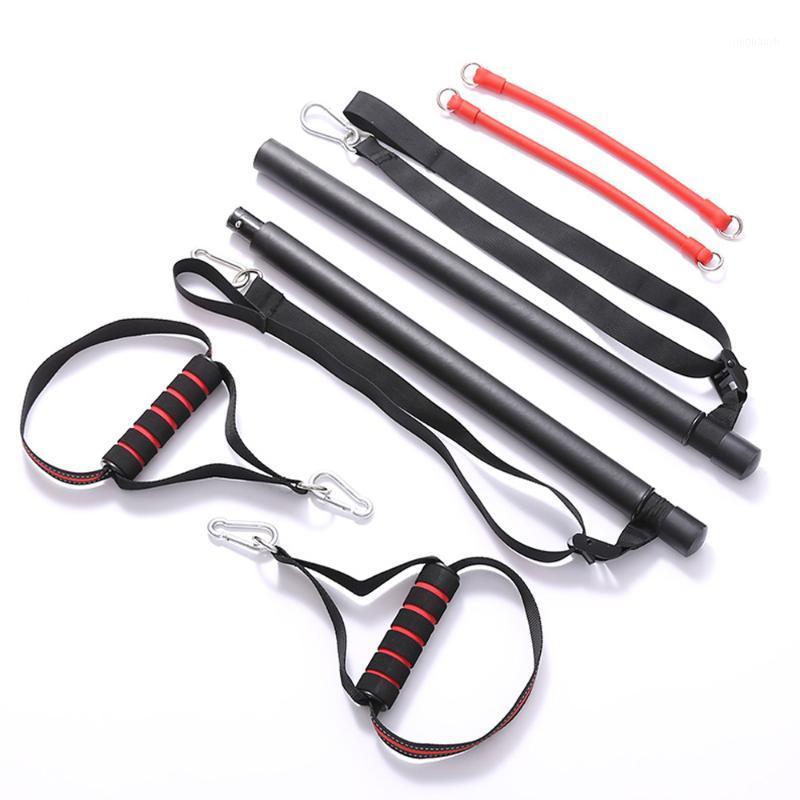 

Fitness Yoga Pilates Stretch Rope Resistance Bands Leg Arm Strength Muscle Training Bar Set1