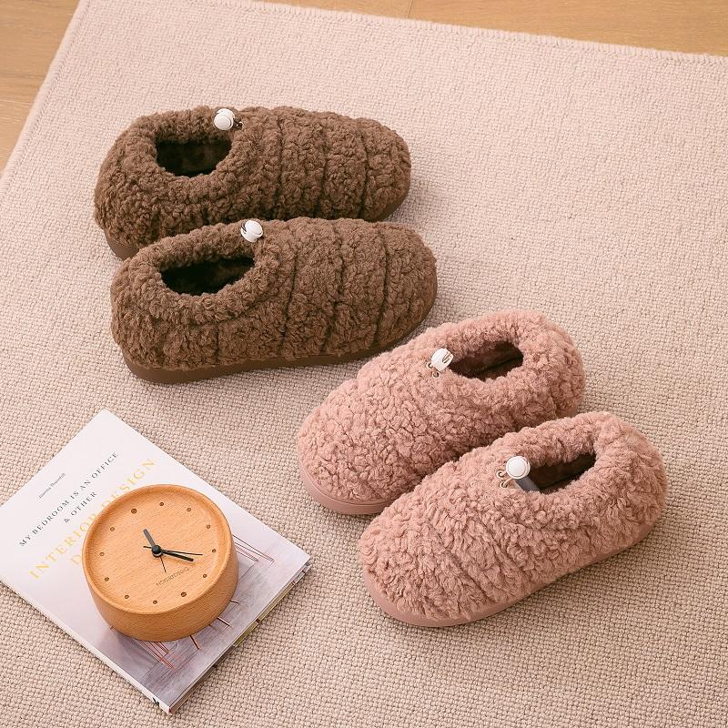 

Shoes Low Ladies' Slippers Luxury Slides Winter Footwear Designer Massage Cover Heel Hoof Heels Rubber Rome PU Fabric Basic