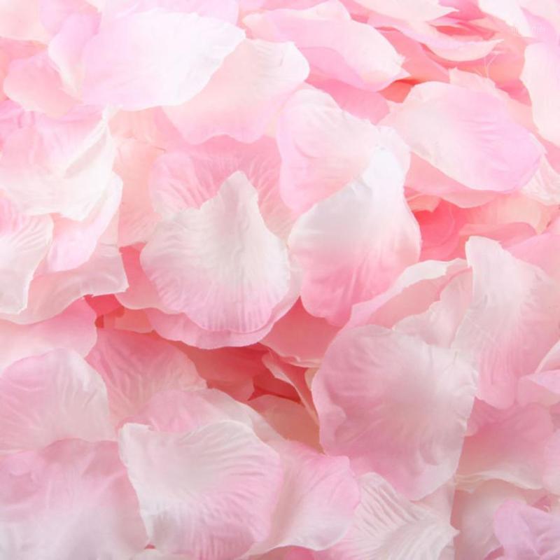 

1000pcs Silk Rose Petals Artificial Flower Wedding Favor Decor Bridal Shower Aisle Vase Decor Confetti Levert Dropship 2mar71