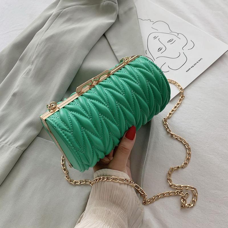 

Women High Quality Leather Purse Party Crossbody Bag 2020 New Handbags And Purse Evening Bag Wedding Ball Clutch With Chain1, Black