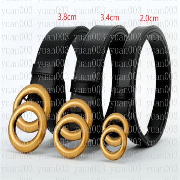 

3.8-3.4-2.0cm men/women belt womens genuine leather black and white color designer cowhide belt for mens luxury belt ing, Black;brown