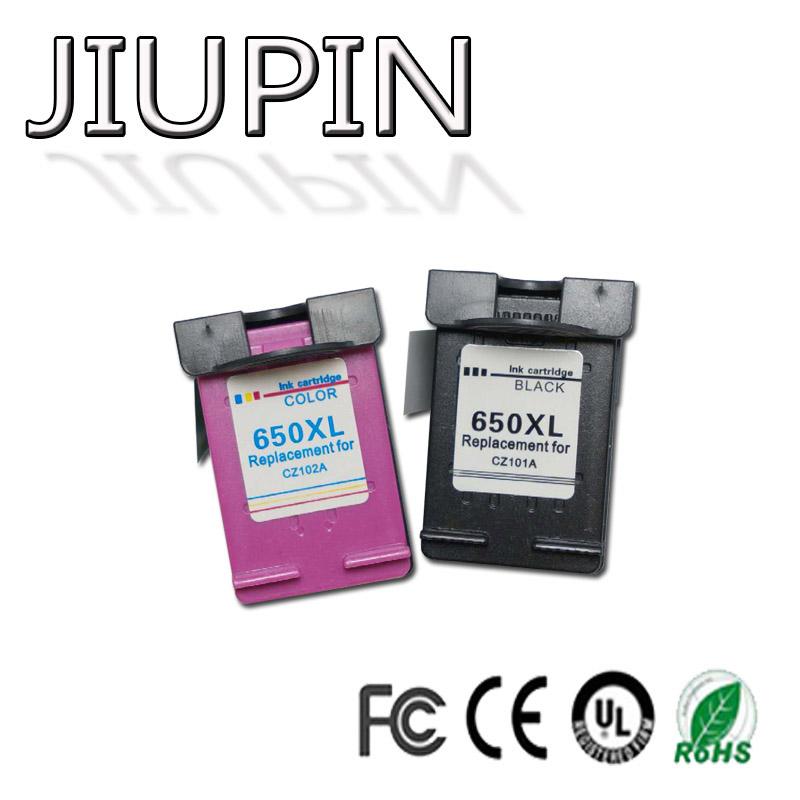 

JIUPIN Compatible 650XL Ink Cartridge Replacement for 650 XL for 650 Deskjet 1015 1515 2515 2545 2645 3515 3545 4515 4645