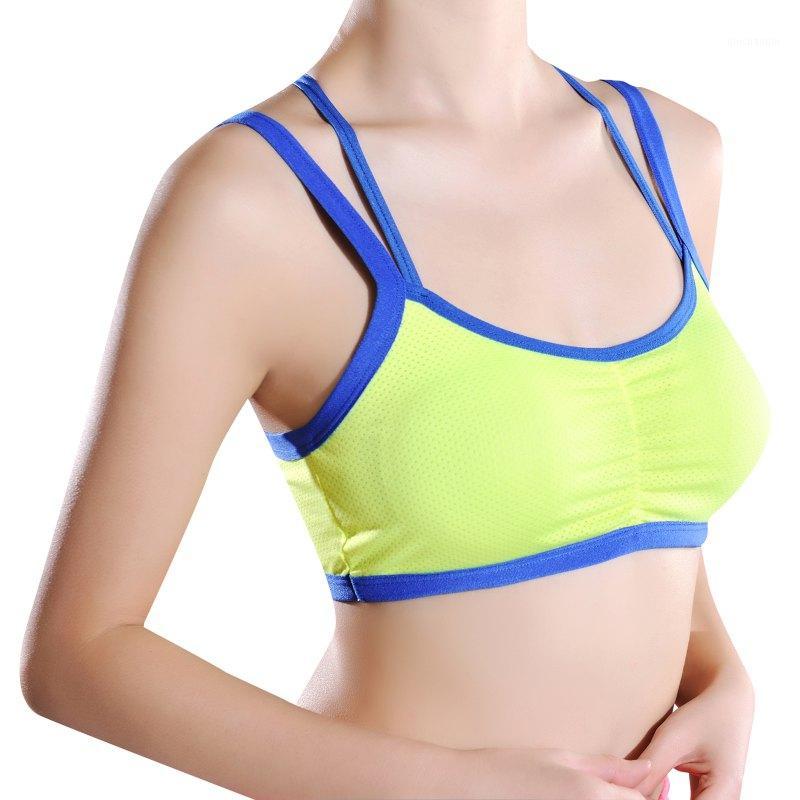 

Hot Women Sports Bra For Running Gym Push Up Seamless Padded Wirefree Shakeproof Crop Top Fitness Summer Style1