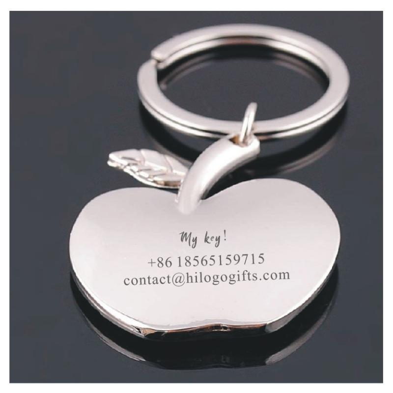 

Apple keychains,car keyring Personalized dog tags name tags custom engraved free with name text and phone number