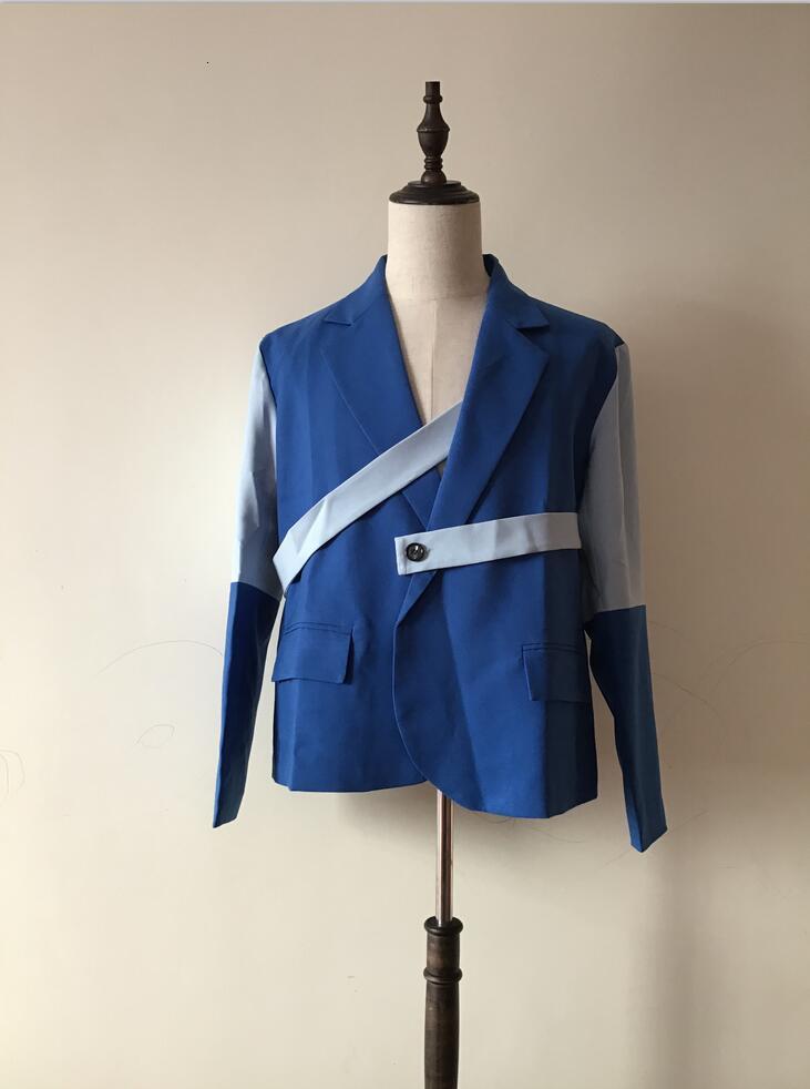 

2021 New S-6xl!! Original Design Stripes Vintage Male Binding Suit Spring Autumn Jacket LBUG, Custom pure