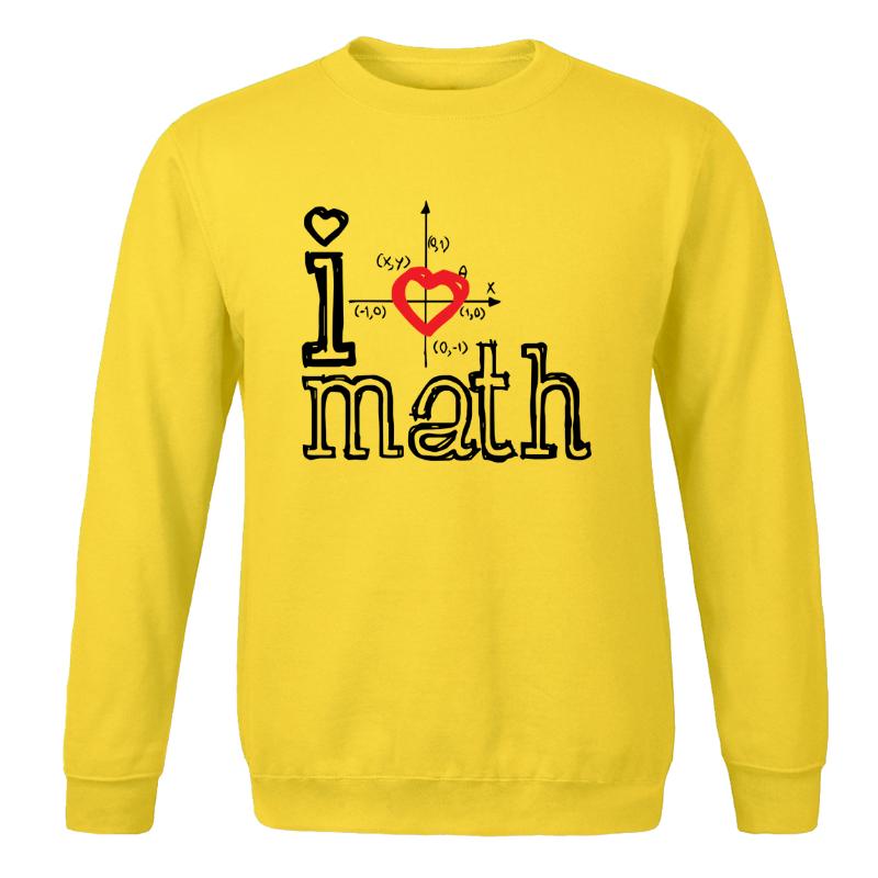 

spring autumn Hip Hop tracksuits Fashion Men 2020 Long Sleeve I Love Math Simple Funny Print tracksuits Streetwear Sweatshirts, Gray 5