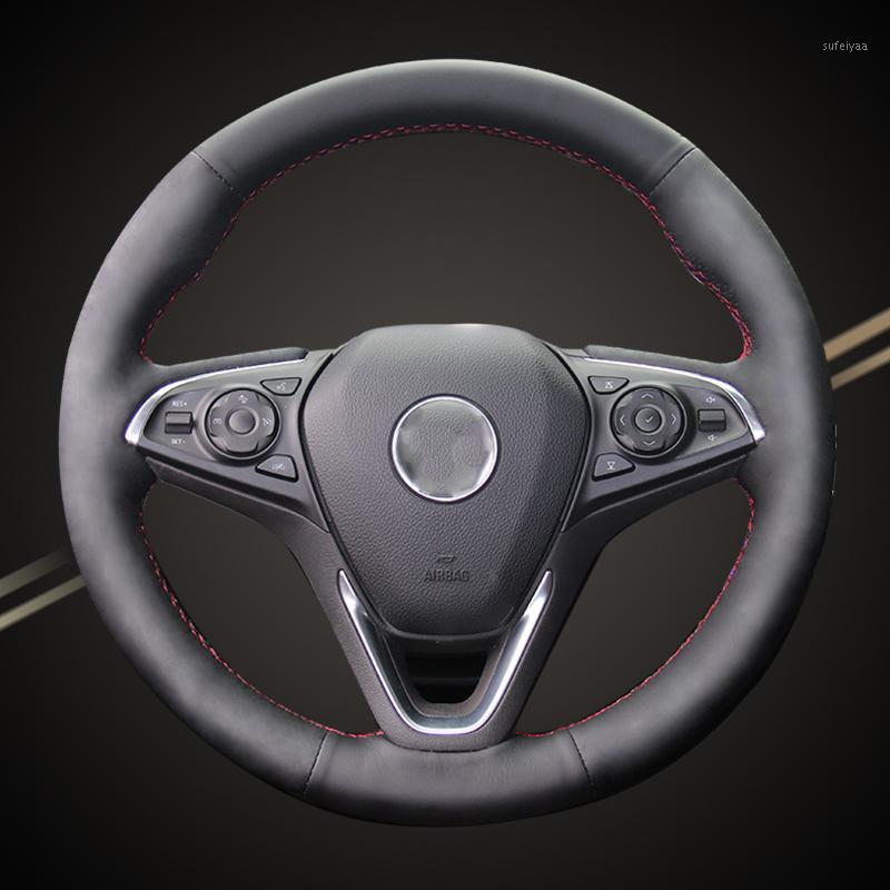 

Auto Braid On The Steering Wheel Cover for Envision 2014-2020 DIY Interior Accessory Car Braiding Wheel Covers Car-styling1