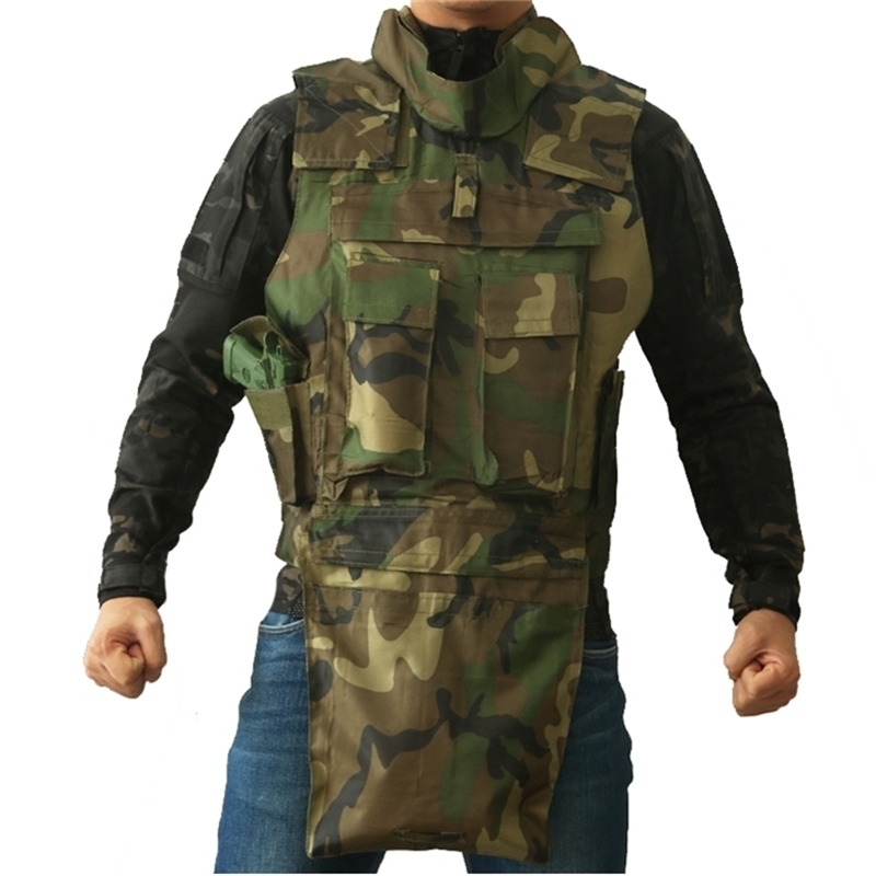 

Folding Multi Pocket Tactical Vest Outdoor Camp Hunting Storage Accessory Bag Army Fan Field Combat Training Military Waistcoat 201214, Jungle