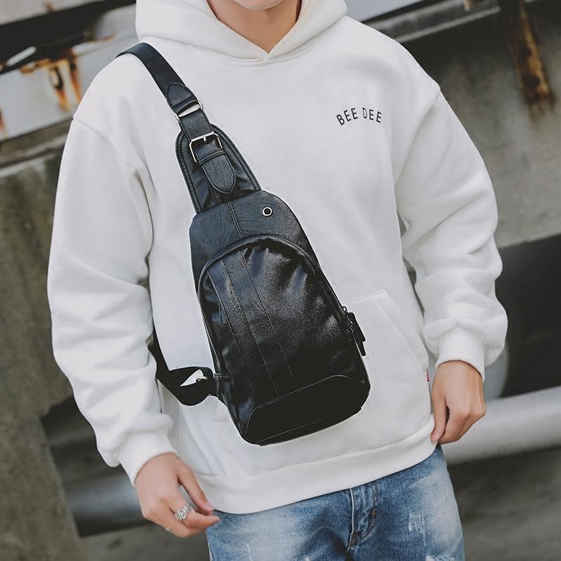 

Tidog casual fashion chest bag, Black