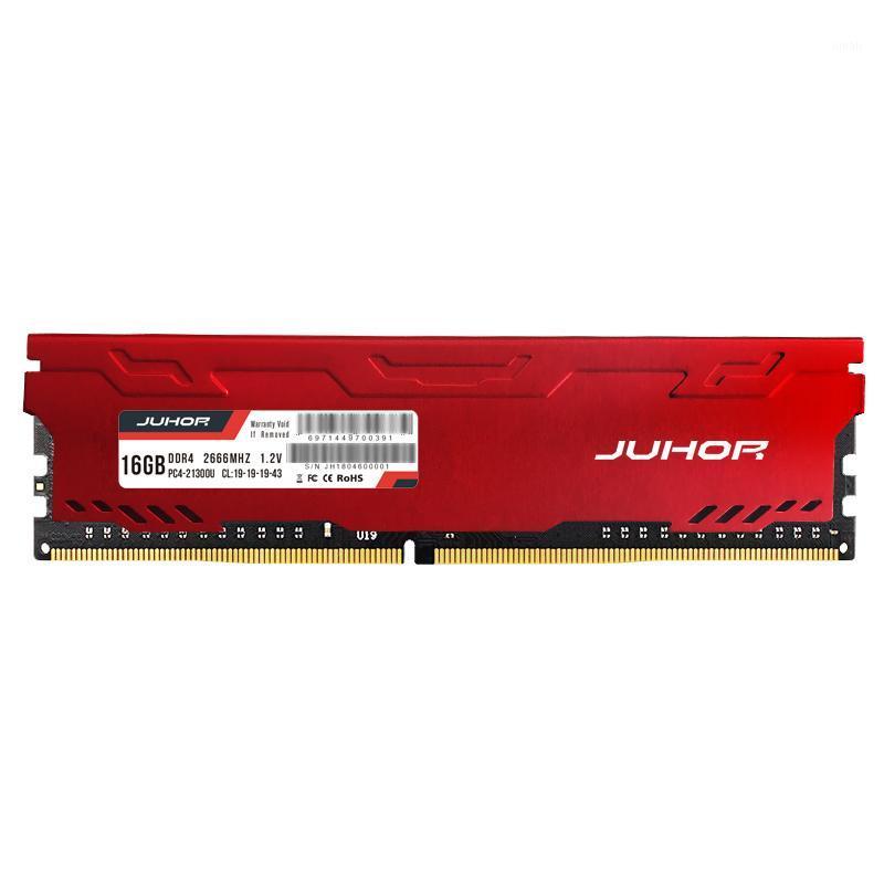 

JUHOR Memoria DDR4 16gb Desktop Memory with Heat Udimm 2133mhz 2400mhz 2666mhz 3000mhz PC RAM 1.2V New Dimm Rams1