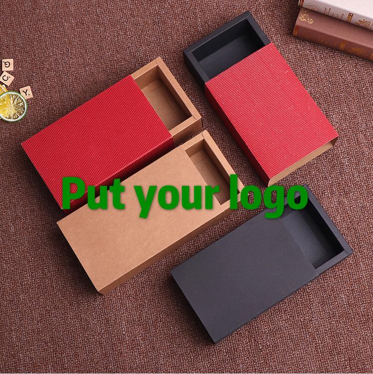 

10pcs 20pcs 50pcs100pcs gift box Cover Kraft Paper Drawer Boxes Wedding Party Candy Gift Box Handmade Soap Craft Jewel Packaging