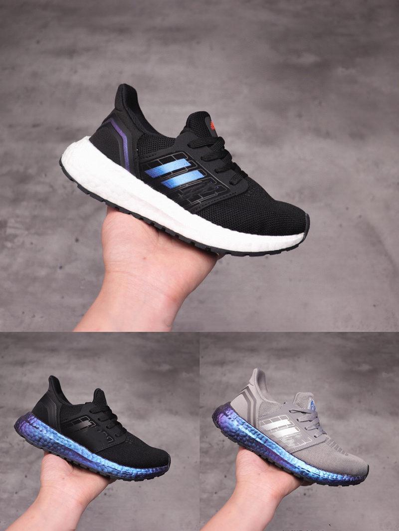 

Children's Jogging shoes slow shock UltraBoost 20 6.0 sport running shoes boys girls Black and blue walking sneaker size 28-34
