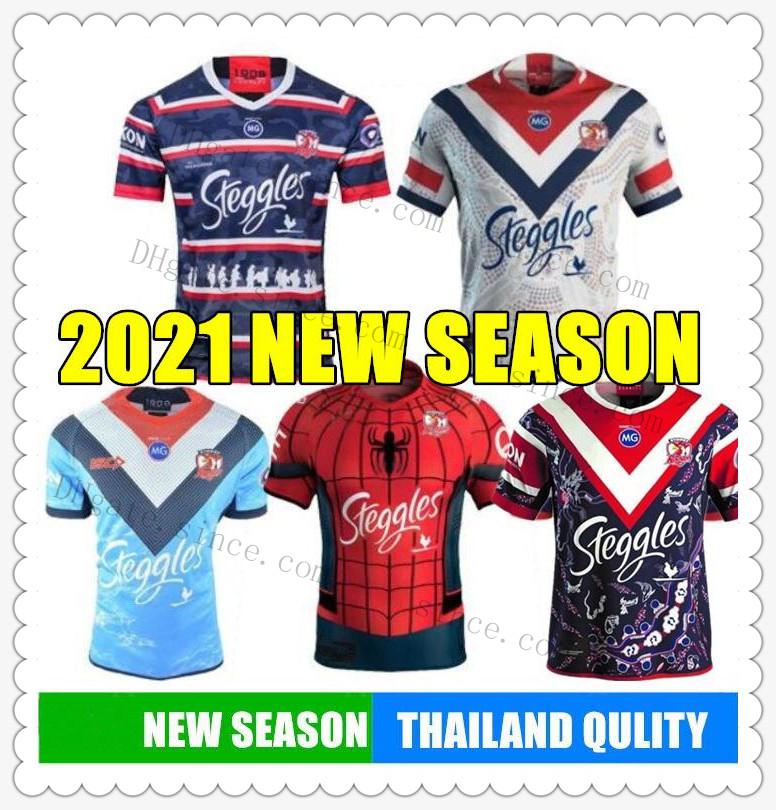 

2020 SYDNEY ROOSTERS ANZAC JERSEY Indigenous rugby Jerseys S-XXXL Rugby League Australia Sydney Roosters Rugby League shirts sport NINES, Black;gray