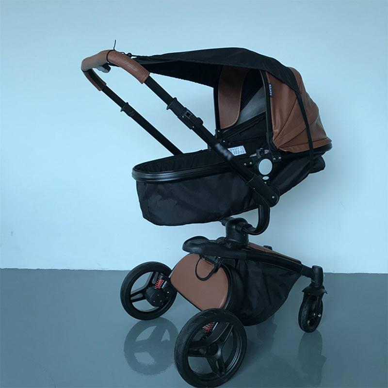 

Waterproof stroller cover windproof sunscreen and warm baby stroller accessories portable dust cover light gray/black