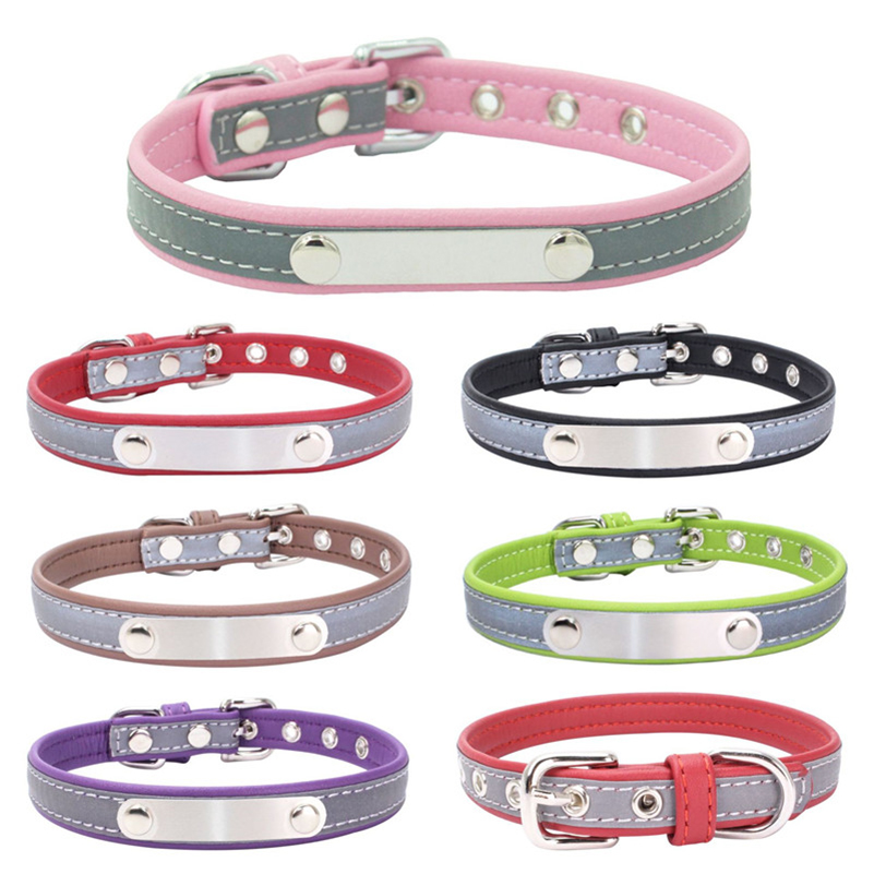 

New arrival can be carveed Dog collars Anti-lost pet collar Comfortable cat collars Dog Supplies will and sandy