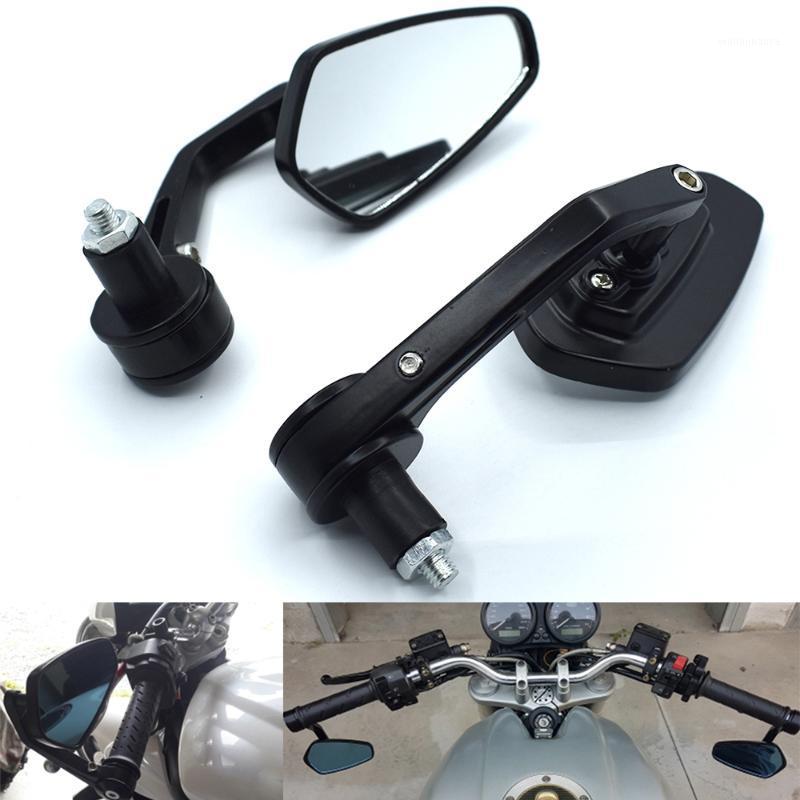

Motorcycle Mirrors Black Universal 7/8" 22mm Handle Bar End Mirror For MV Agusta Brutale 910R 989R 920 990 1078RR 1090