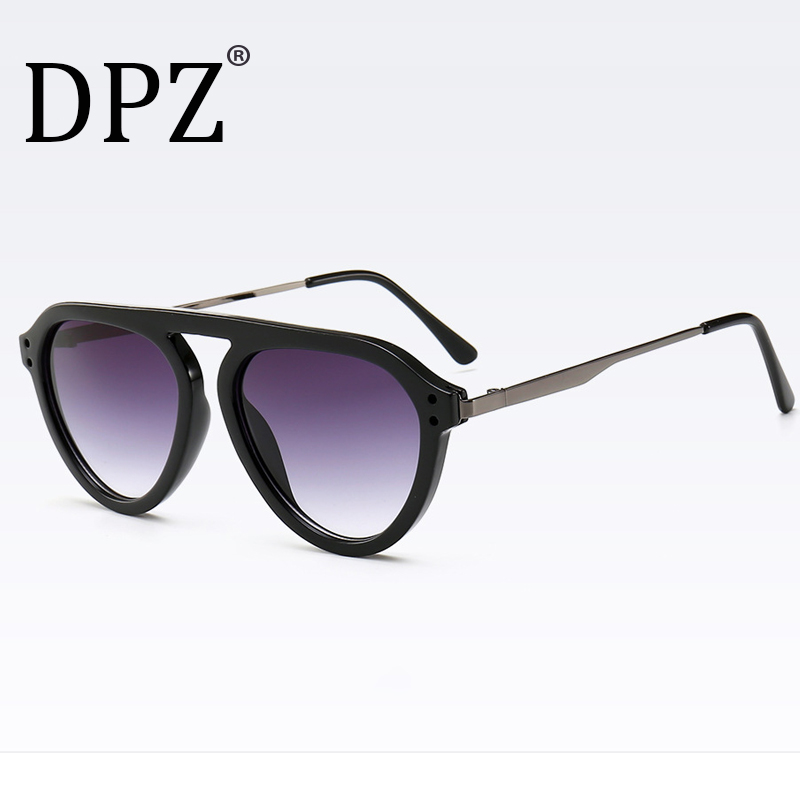 

2020 New women's fashion oval big frame sunglasses men's personality metal retro single beam Pilot sunglasses Rays