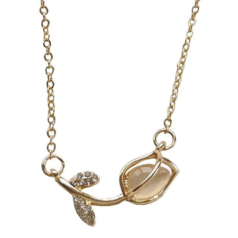 

Chains For Roses On Earrings Necklace Your Valentine's Day Girlfriend Romantic Necklaces & Pendants