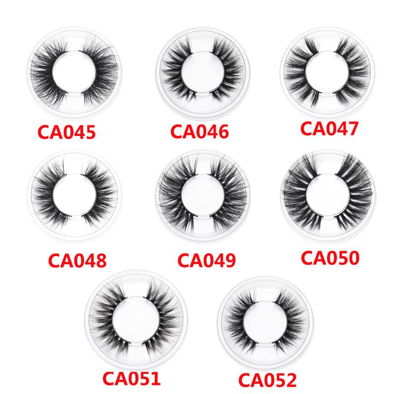 

1Pair 3D Faux Mink Eyelashes Handmade Soft Natural Long Wispies Fluffies Eyelashes Cruelty-free Extension Makeup Beauty Tools