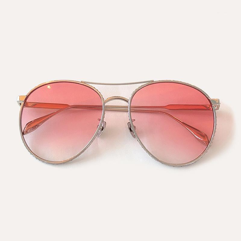 

2020 New Fashion Retro Female Pilot Sunglasses Alloy Frame Mirror Lens UV400 Protection Women Sunglasses With Box1