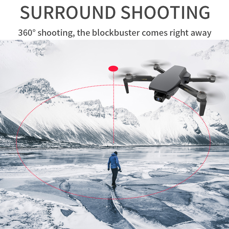 

SG108 GPS Drone with 5G Wifi FPV 4K HD Dual Camera Brushless Optical Flow RC Quadcopter Follow Me Mini Dron vs L108 EX5, Orange