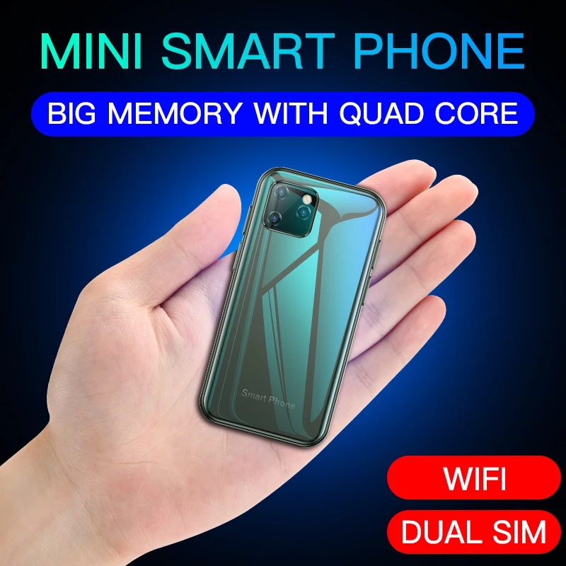

Super Mini SOYES XS11 Smartphone 1GB RAM 8GB ROM 2.5" MT6580A Quad Core Android 6.0 1000mAh Small Pocket Mobile phone