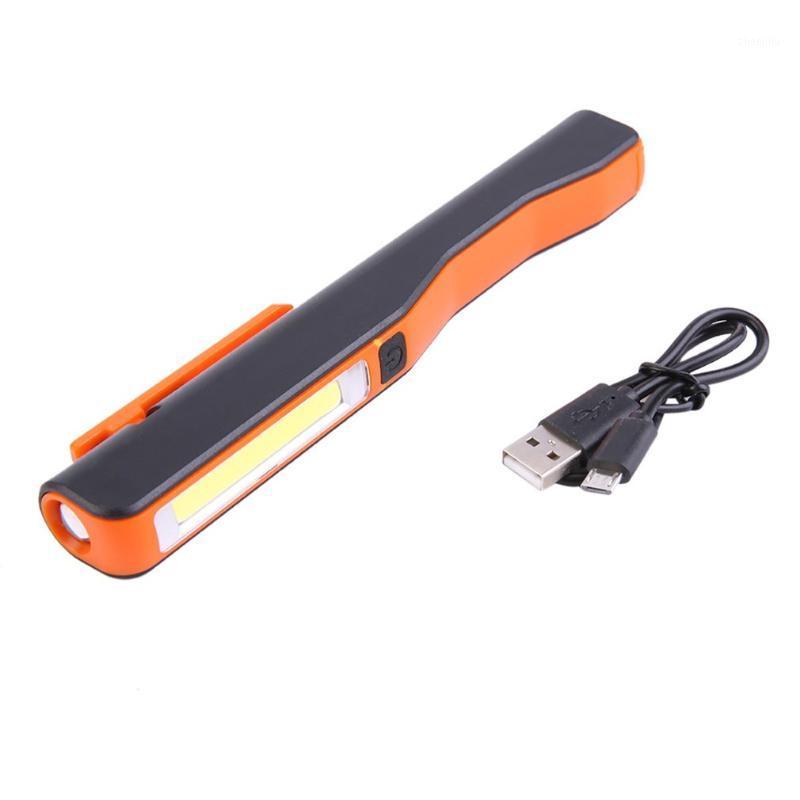 

ICOCO Super Deal 2 in 1 USB Rechargeable Portable Lightweight COB LED Camping Work Inspection Light Lamp Pen Light Hand Torch1