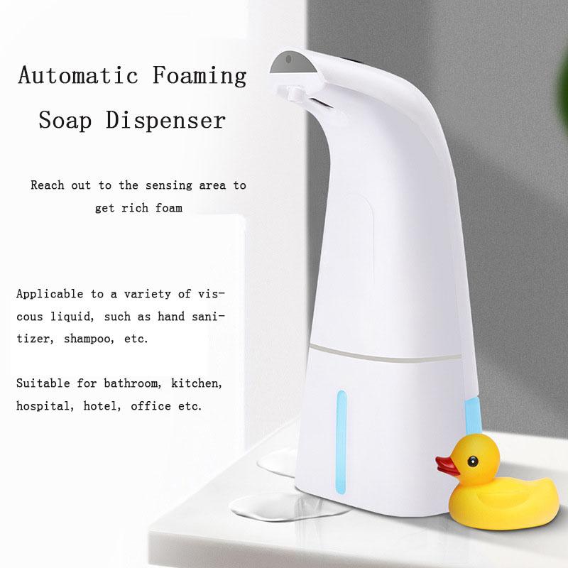 

250ml Intelligent Touchless Automatic Soap Dispenser IR Sensor Foam Hand Wash Dispenser USB Charging For Kitchen Bathroom