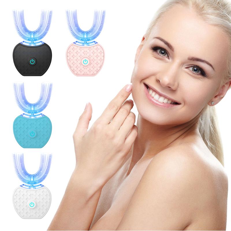 

JOYLIVE U Type 4 Modes USB Charging Blue Light 360 Degrees Intelligent Automatic Sonic Electric Toothbrush