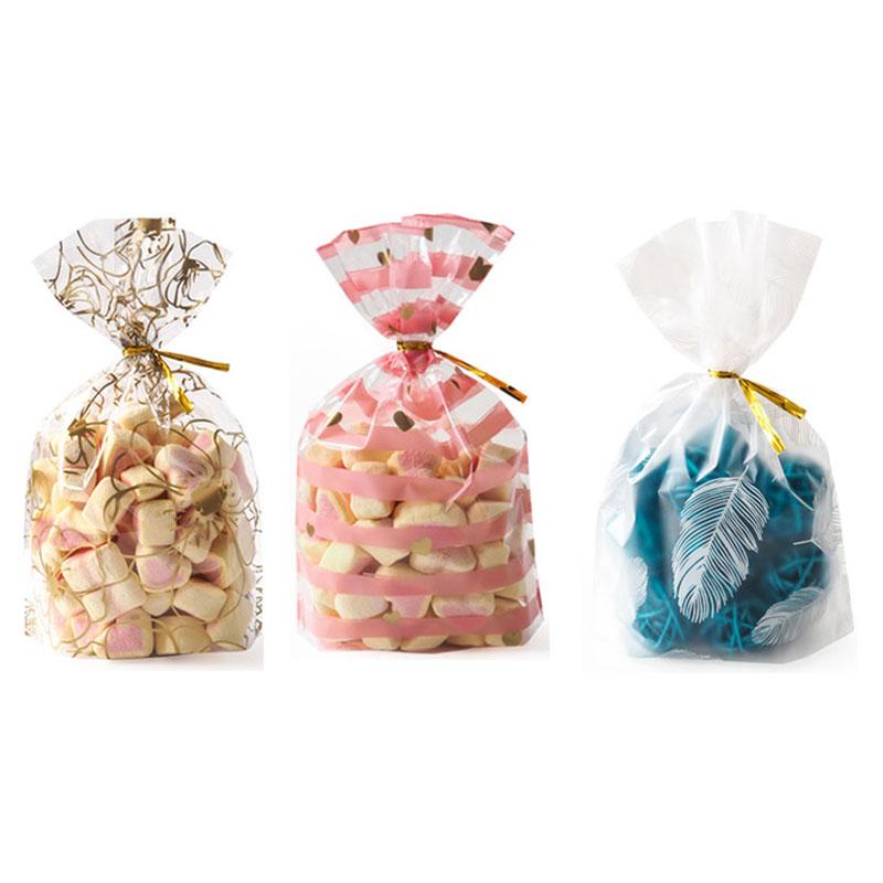 

Candy Cookie Snack Plastic Bags for Wedding Birthday Party Christmas Baby Show DIY Packaging Gift Bag Decoration Supplies