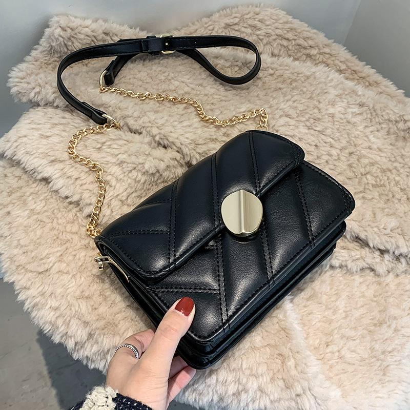 

Handbags and Purses 2021 Designer Luxury Ladies Mini Crossbody Shoulder Bag Black Pu Leather Good Quality Chian, Beige
