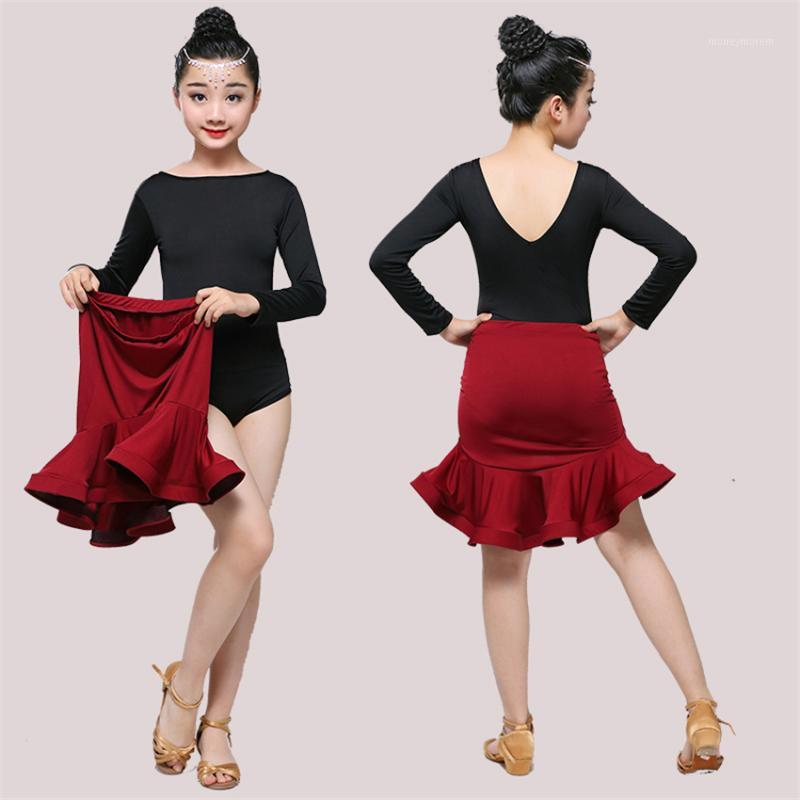 

Children Dress for Dancing 2019 Latin Dance Dresses for Girls Short Full Sleeve Salsa Tango Kids Dance Costume Skirt Ballroom1, Color 1