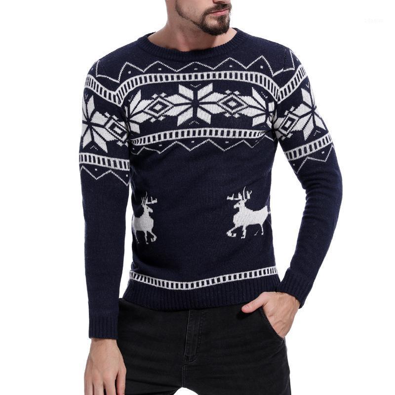 

Men New Autumn Casual Jumper Homme Winter Warm Pullover Sweater Print Clothes Sweaters 2020 O-neck Male Pullovers Slim Sweaters1, Dark gray