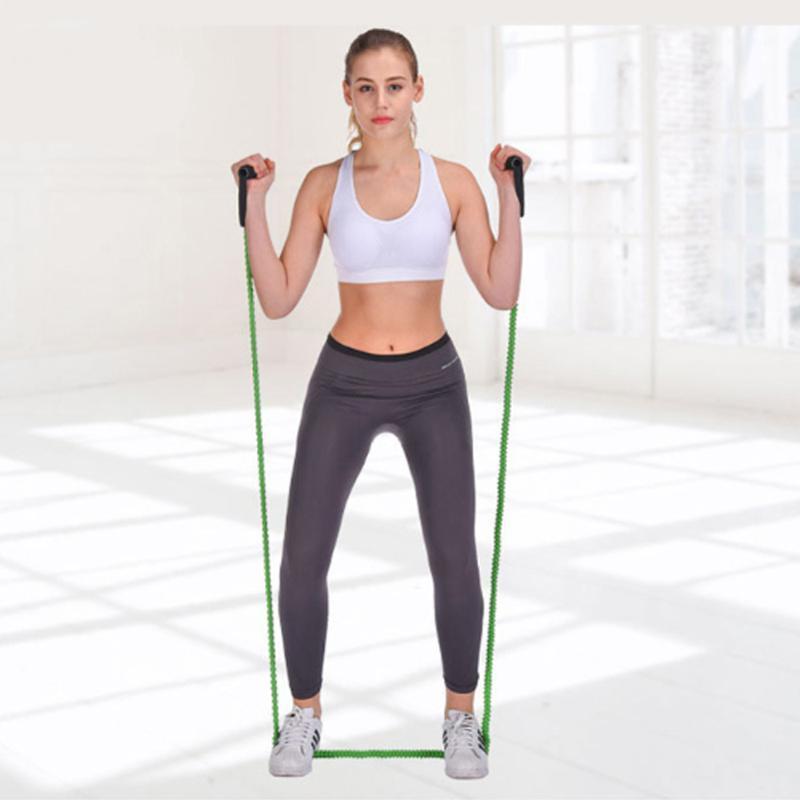 

Yoga stretch belt yoga rope word tensioner latex resistance band ring tension ring elastico para ginastica accessories1, Black