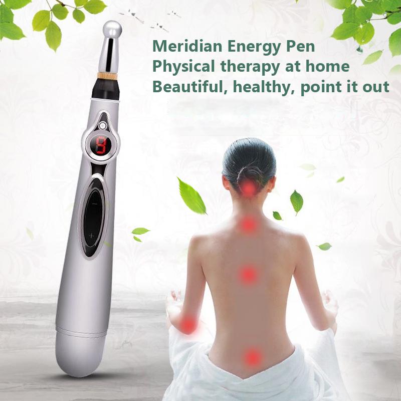 

Electronic Acupuncture Pen Electric Meridians Laser Therapy Acupuncture Massage Pen Meridian Energy Relief Pain Massager