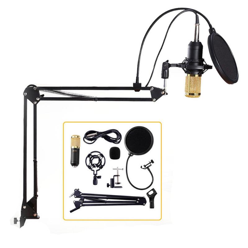 

Microphones Condenser Audio 3.5mm Wired Microphone Professional Studio Recording For Radio Singing KTV Stand