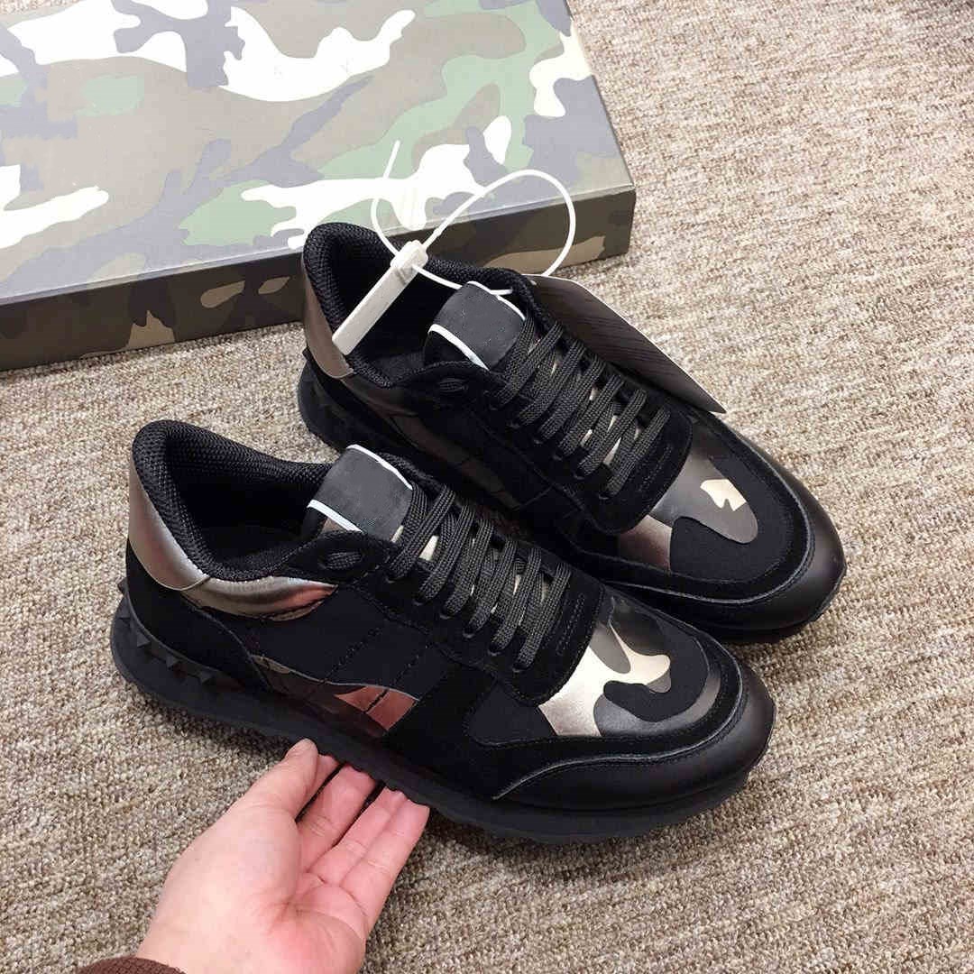 2020 high quality fashion camouflage Rockrunner casual designer shoe brand men's shoes women's shoes size 35-45