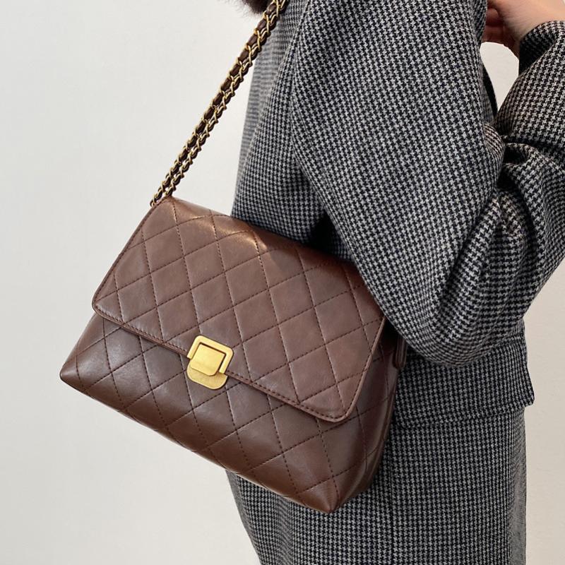 

Large Capacity Bags for Women 2021Latest style Leisure brand Shoulder Bag Easy Matching PU Leather Messenger bag Bolsas Feminina, Black