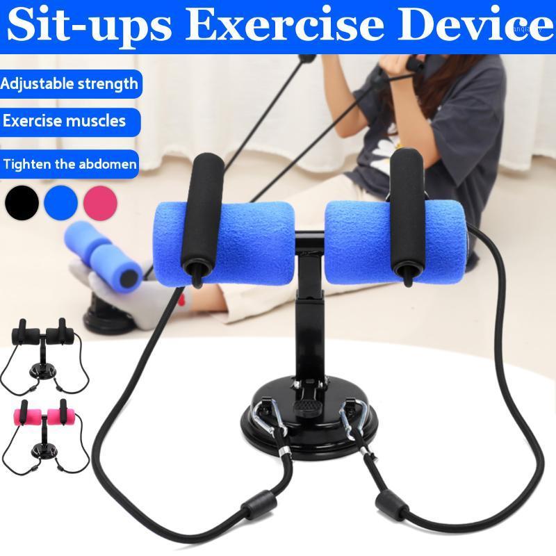 

Adjustable Sit Ups Assistant Device Healthy Abdomen Lose Weight Gym Workout Exercise Body Building Home Fitness Sucker Holder1, Black